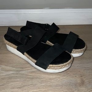 Jeffrey Campbell Black Sandals Size 8